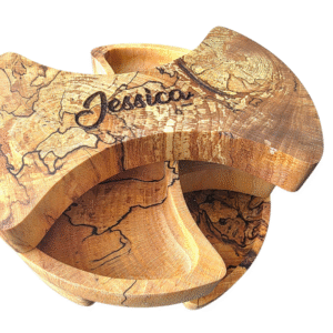 20250916_104248 2 - M & B CRAFT Handcrafted sculptural ash wood jewelry organizer with four drawers – artisan eco‑friendly storage